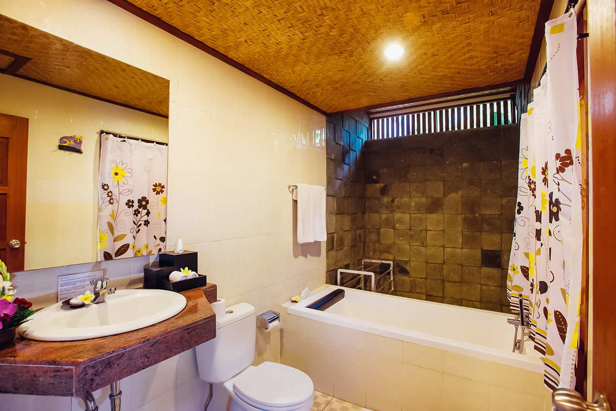 Bathroom at Family Room Rama Phala Resort Ubud Bali