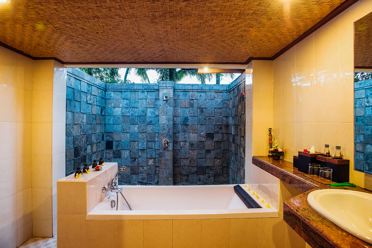 Bathroom at Suite Room Rama Phala Resort Ubud Bali