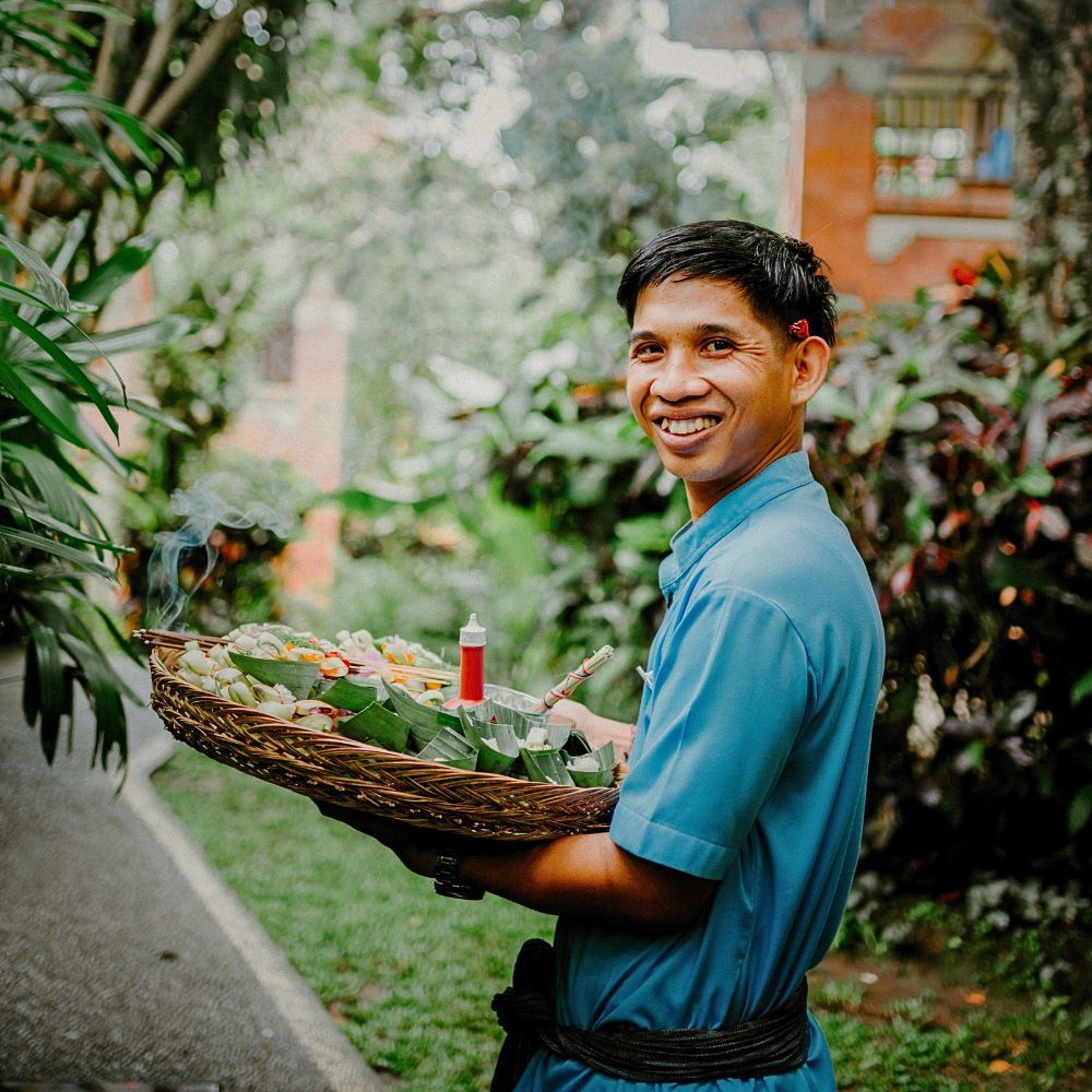A Balinese Morning Life